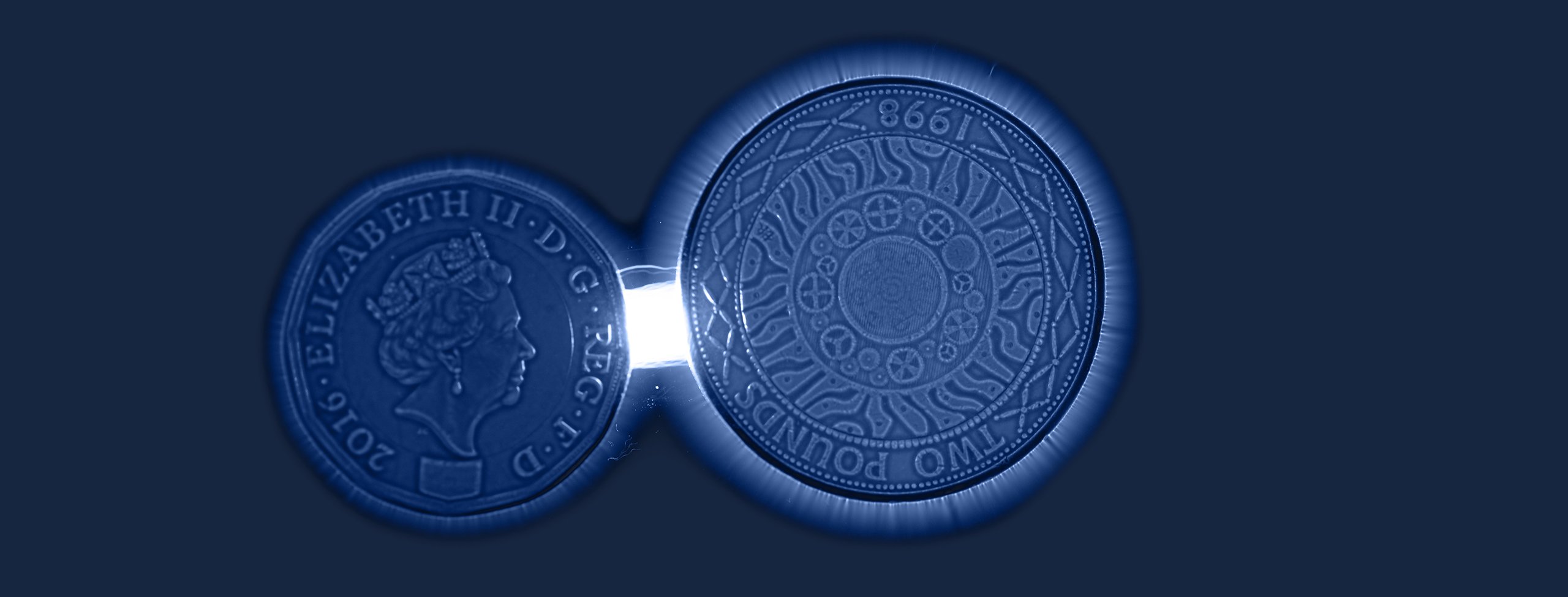 Pound coins to illustrate M&A