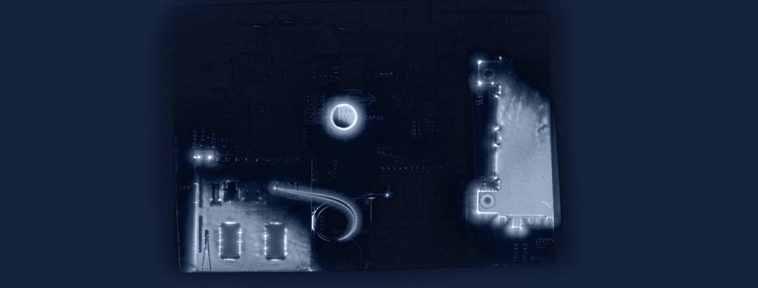 X Ray image to illustrate Cybersecurity