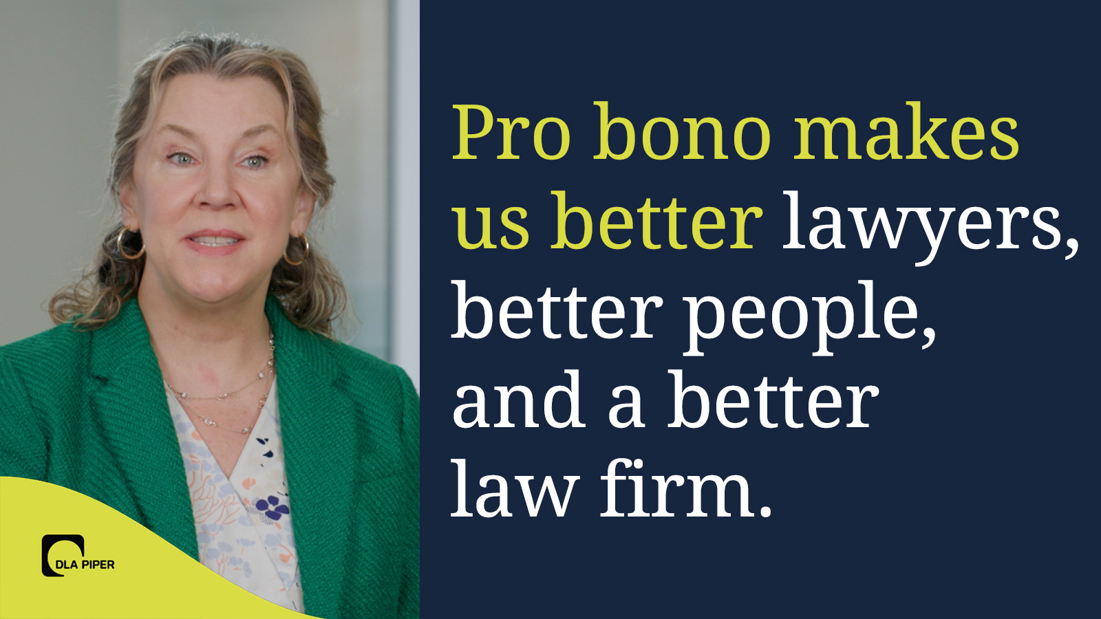 Lisa Dewey on Pro Bono
