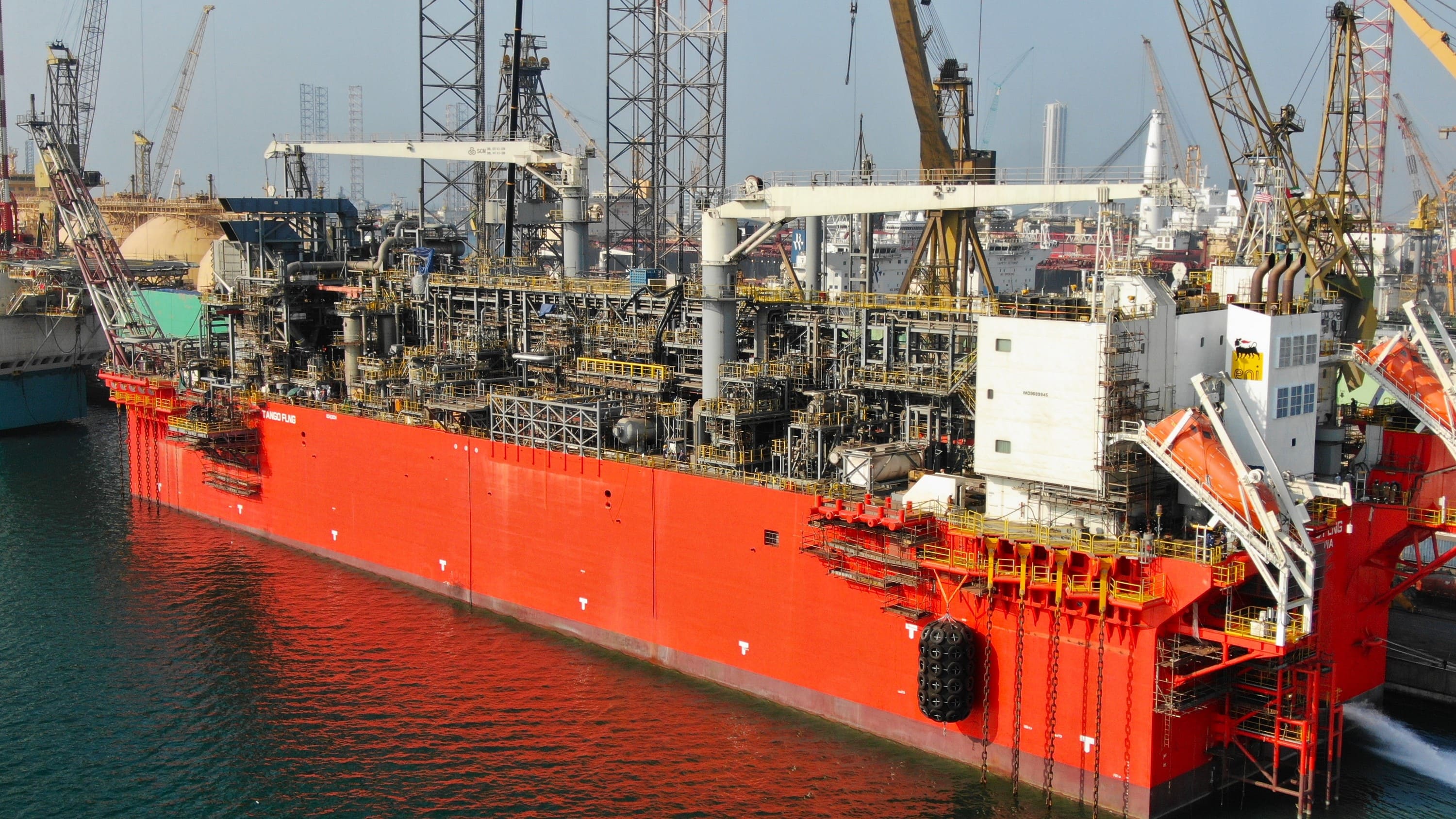 Fsu Convertion Drydocks World Completes Conversion of Tango FLNG and Excalibur FSU Vessels