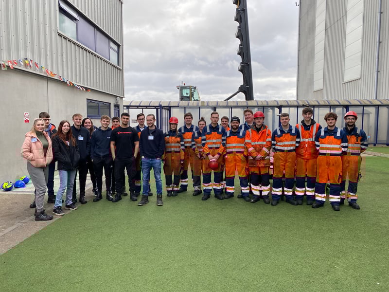 Apprentices at DP World in the UK