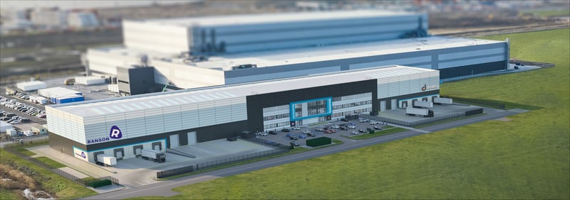 CGI of the The Campus at London Gateway Logistics Park