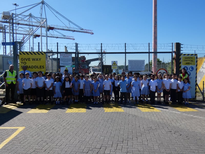 Students from Portswood Primary in Southampton