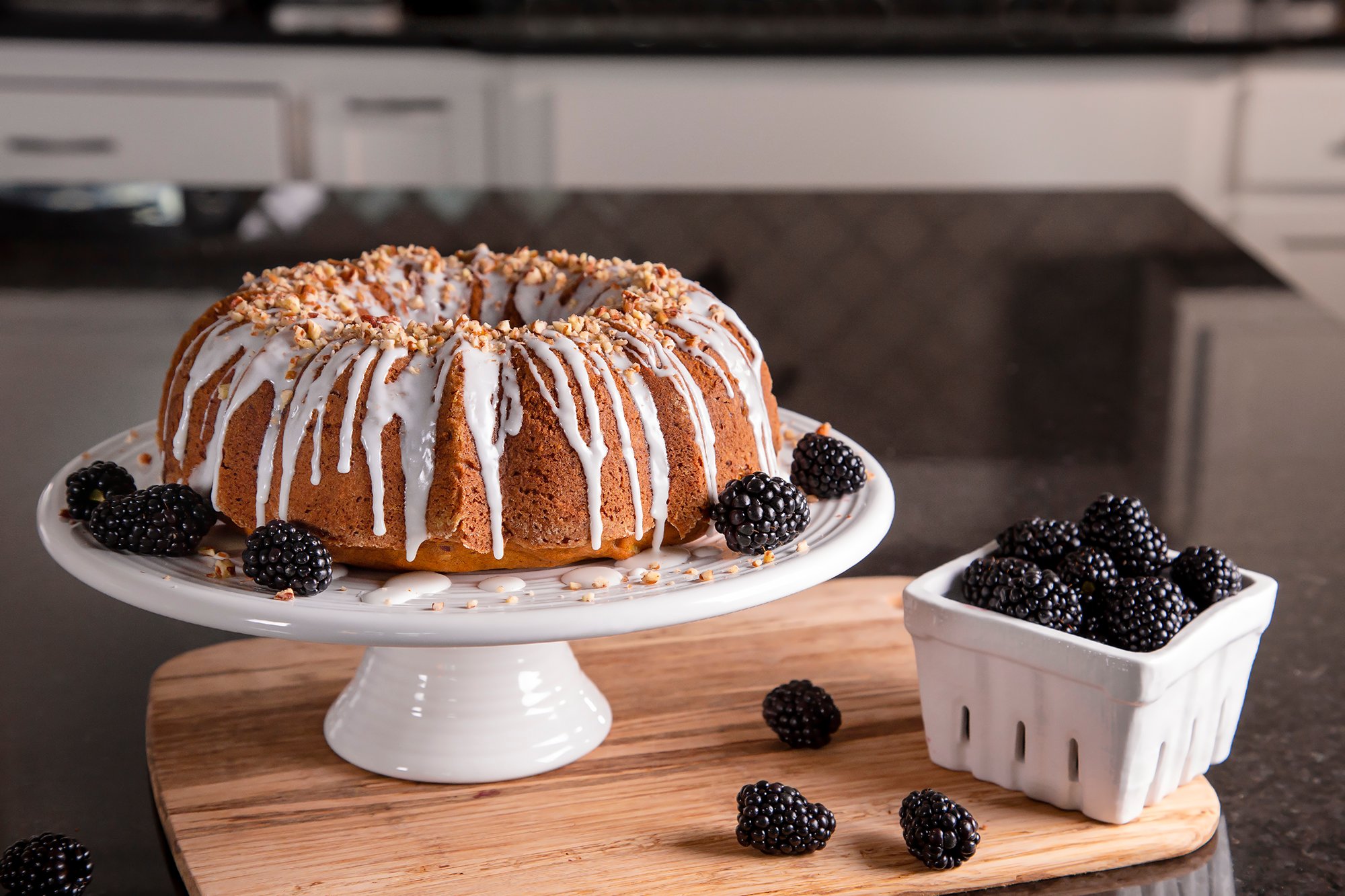 Blackberry Pumpkin Bundt Cake | Easy Fall Dessert Recipe