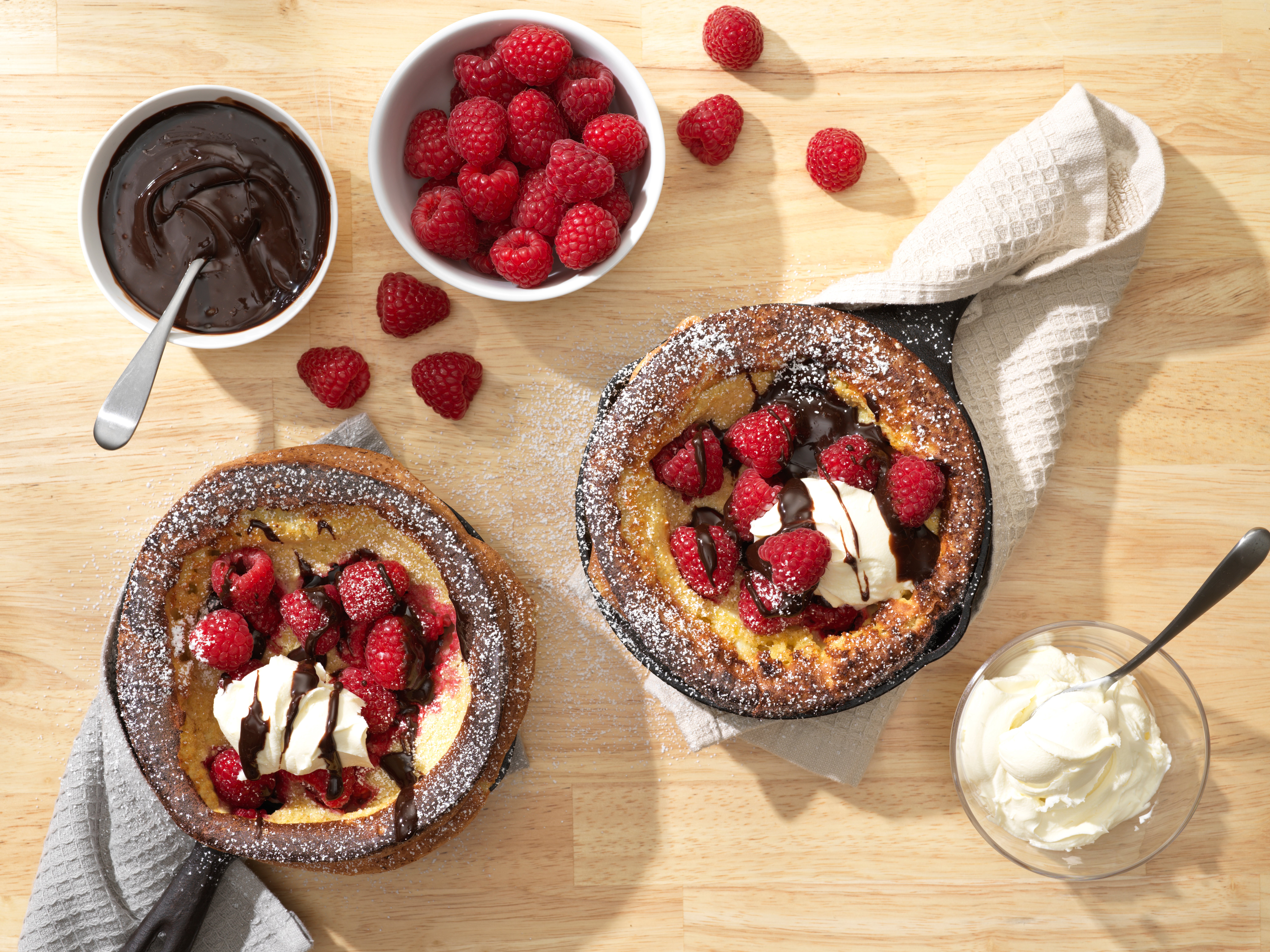 Raspberry Dutch Baby Pancake Recipe | Driscoll's