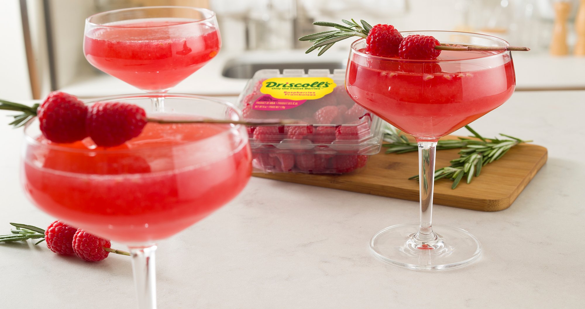 Raspberry Vodka Martini Recipe | Driscoll's