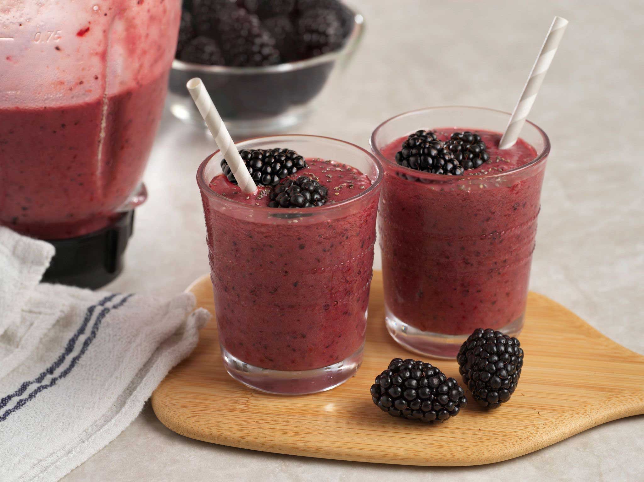 Blackberry and Chia Seed Smoothie | Driscoll's