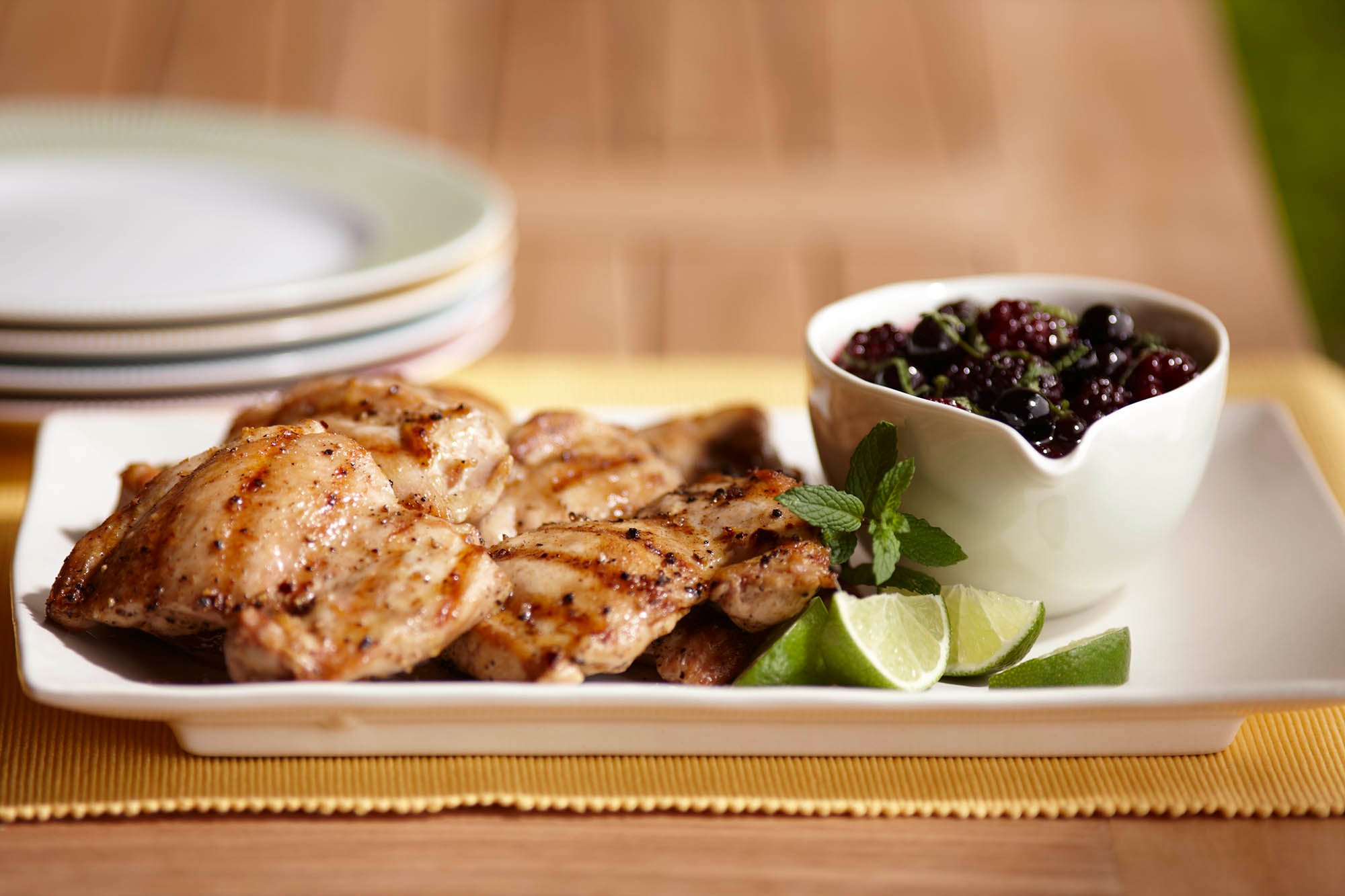 Barbecued Chicken with Berry Mojito Sauce | Driscoll's