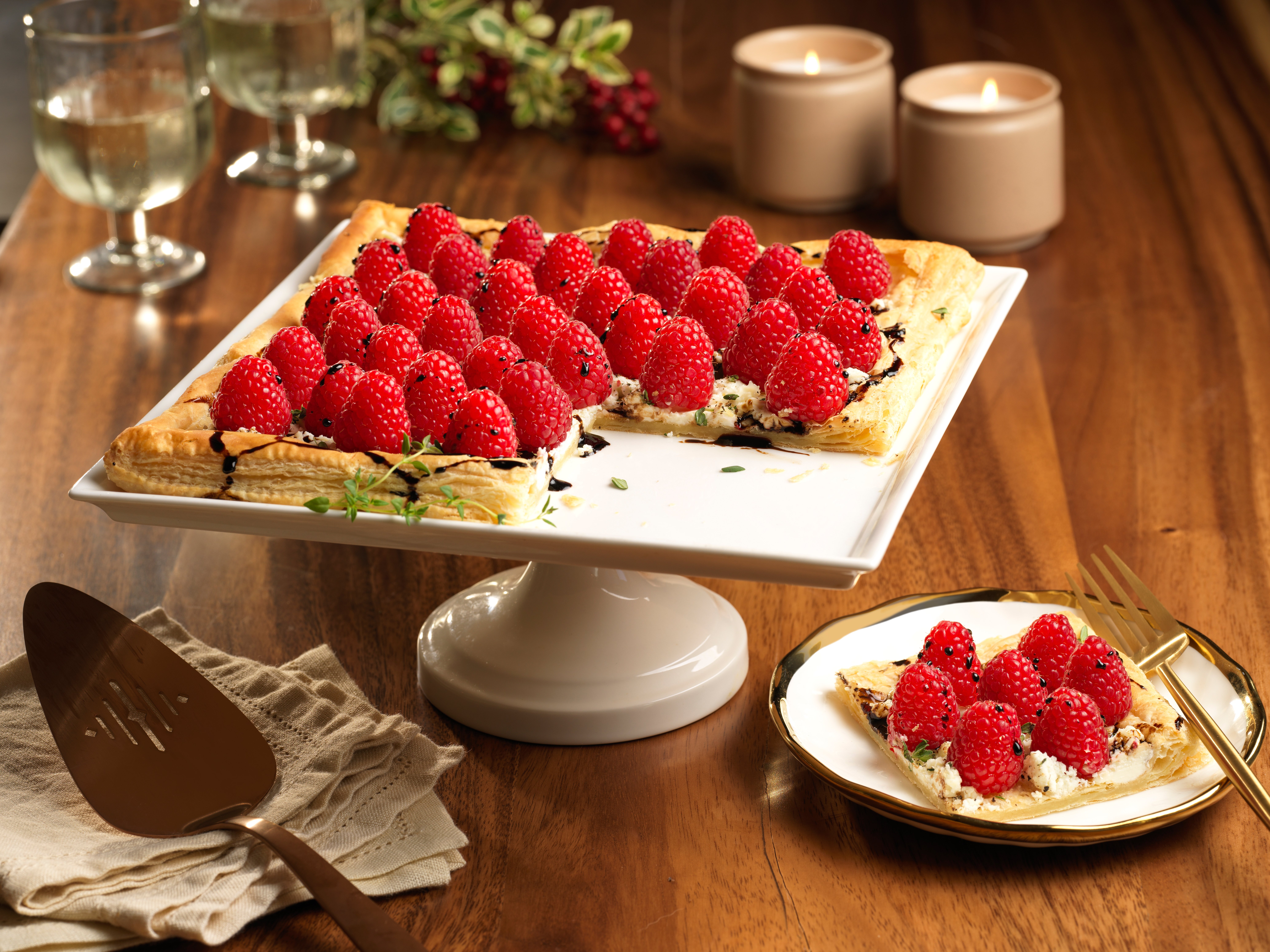 Cheese Galette with Fresh Raspberries | Driscoll’s