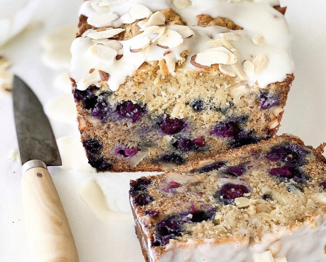 Bread with fresh Driscoll's berries in it