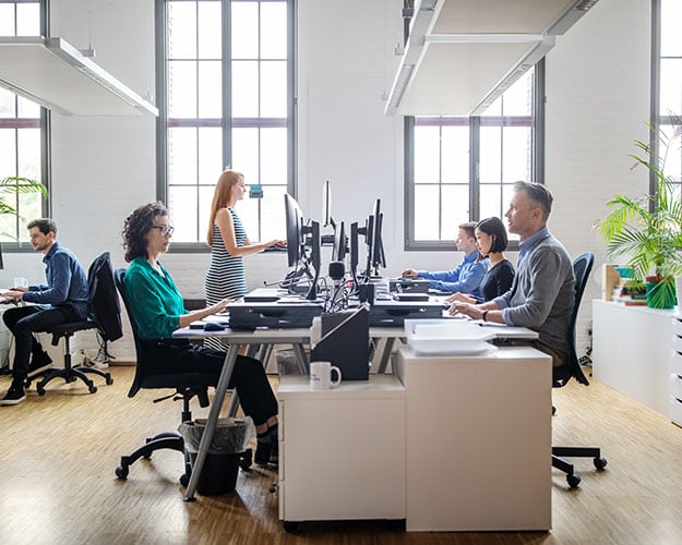 office workers