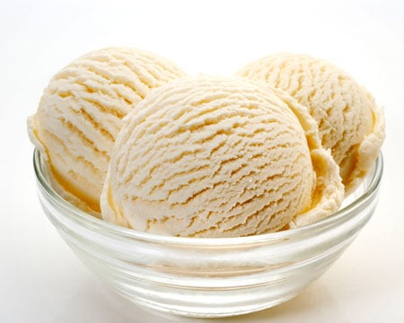 Vanilla ice cream