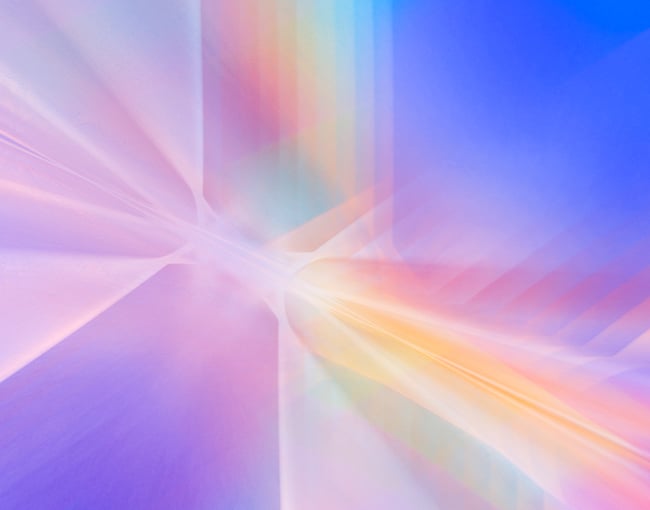 abstract rainbow pattern