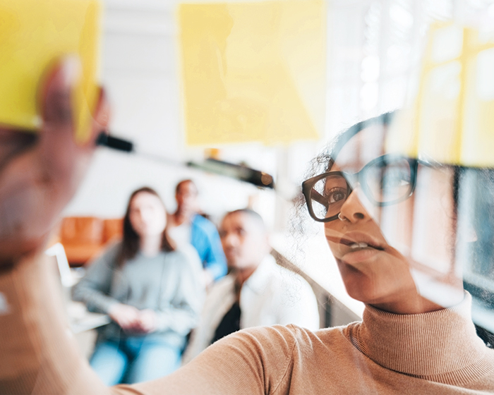 woman in meeting