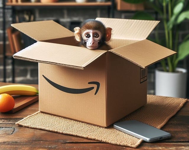 Monkey in a box