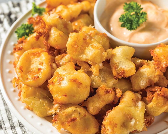 Getty image of fried cheese curds