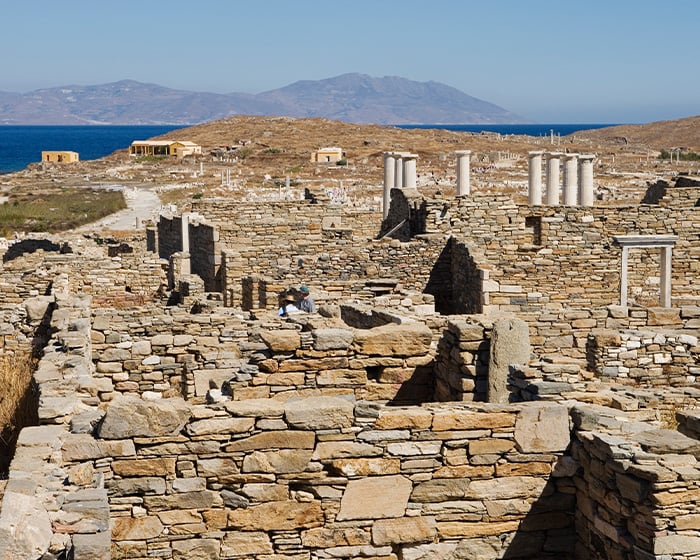 Roman ruins that may or may not be Delos