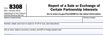Detail from updated Form 8308