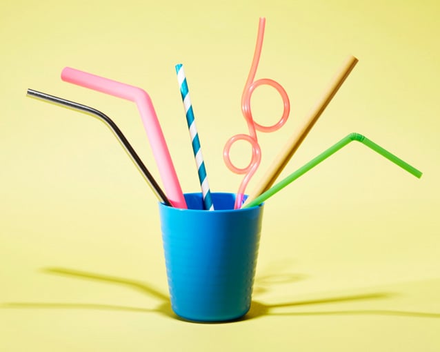 Straws image via Getty