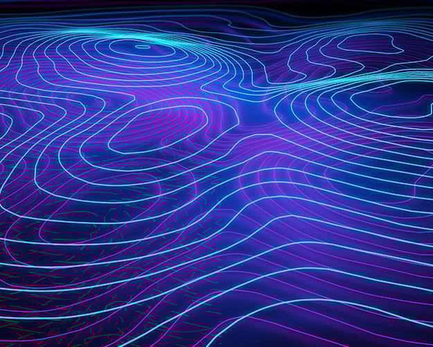 abstract topographic map