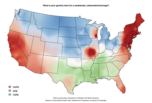 Map by Joshua Katz, Dept. of Statistics, NC State University