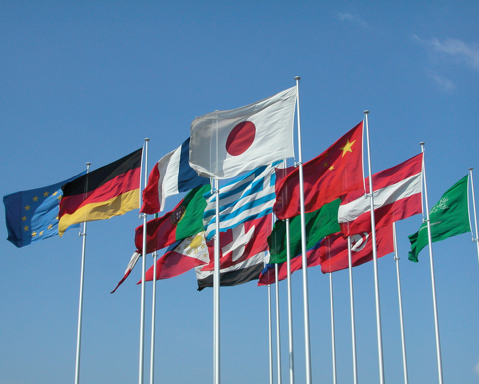 International flags