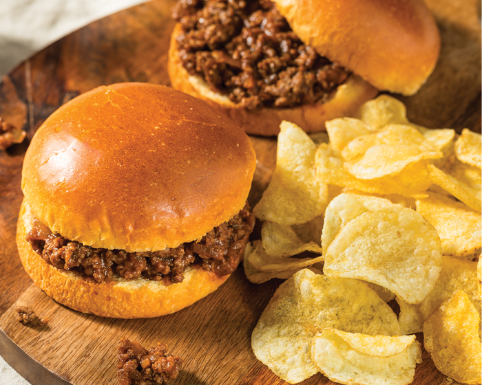 Sloppy Joes with chips