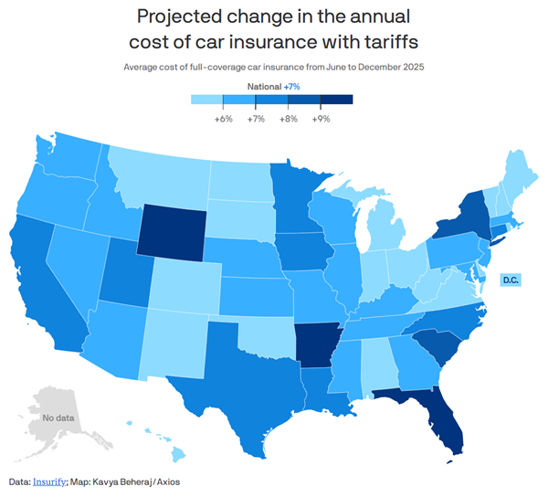 Axios map of Insurify auto insurance analysis