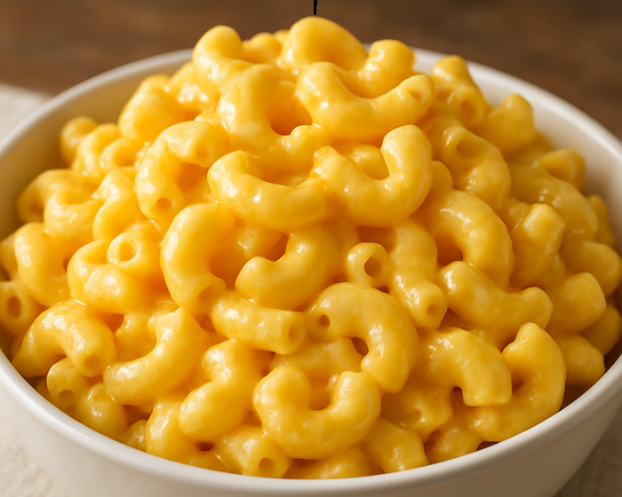 AI image of mac and cheese