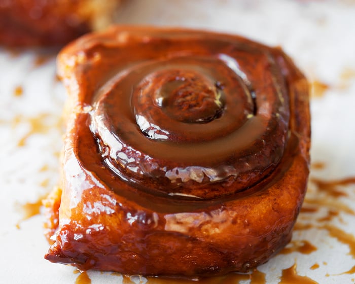 Caramel sticky bun