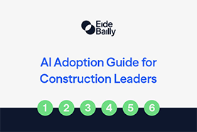 Cover of the AI Adoption Guide for Construction Leaders Checklist