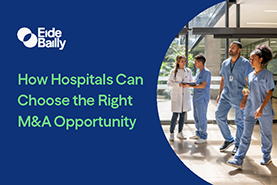 Cover of How Hospitals Can Choose the Right M and A Opportunity Infographic