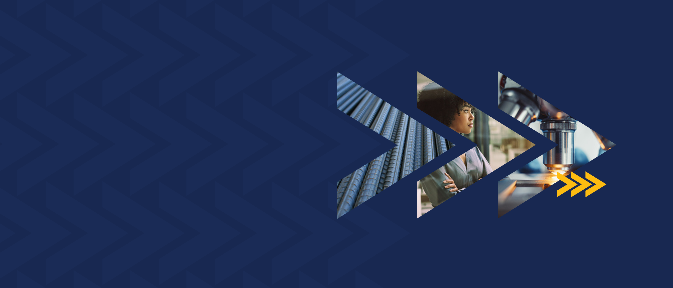 blue background with arrows and images on it