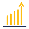 graphic of bar chart increasing