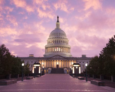 Capital Building at Sunset