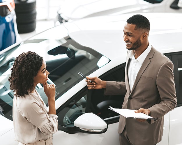 car showroom interaction