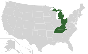 Wikipedia Creative Commons image of Sixth Circuit