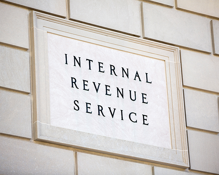 Internal Revenue Service Building Sign