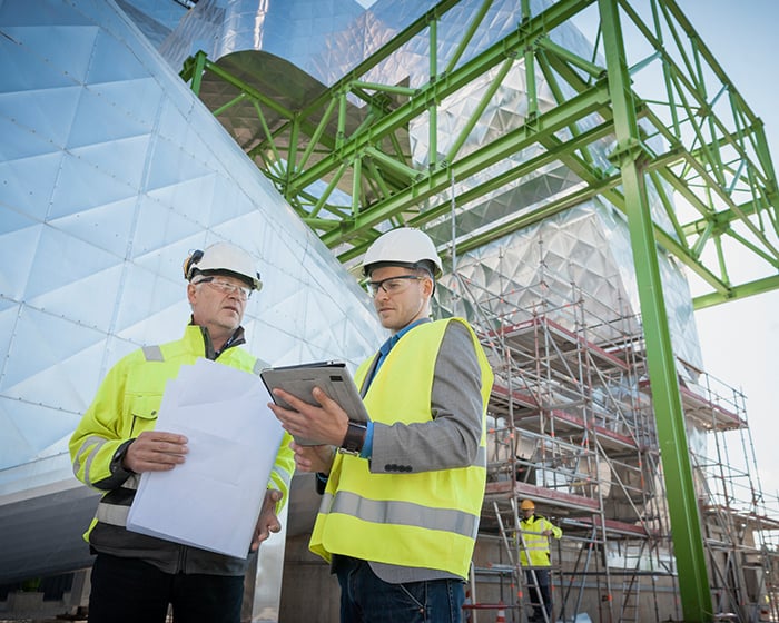 construction workers outside