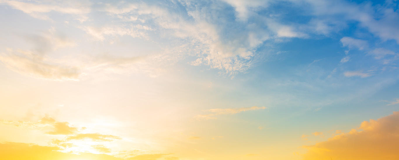 Sunset and clouds