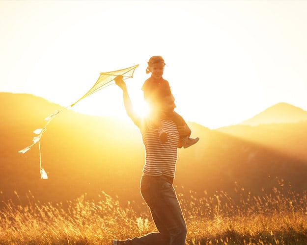 Child with a Kite