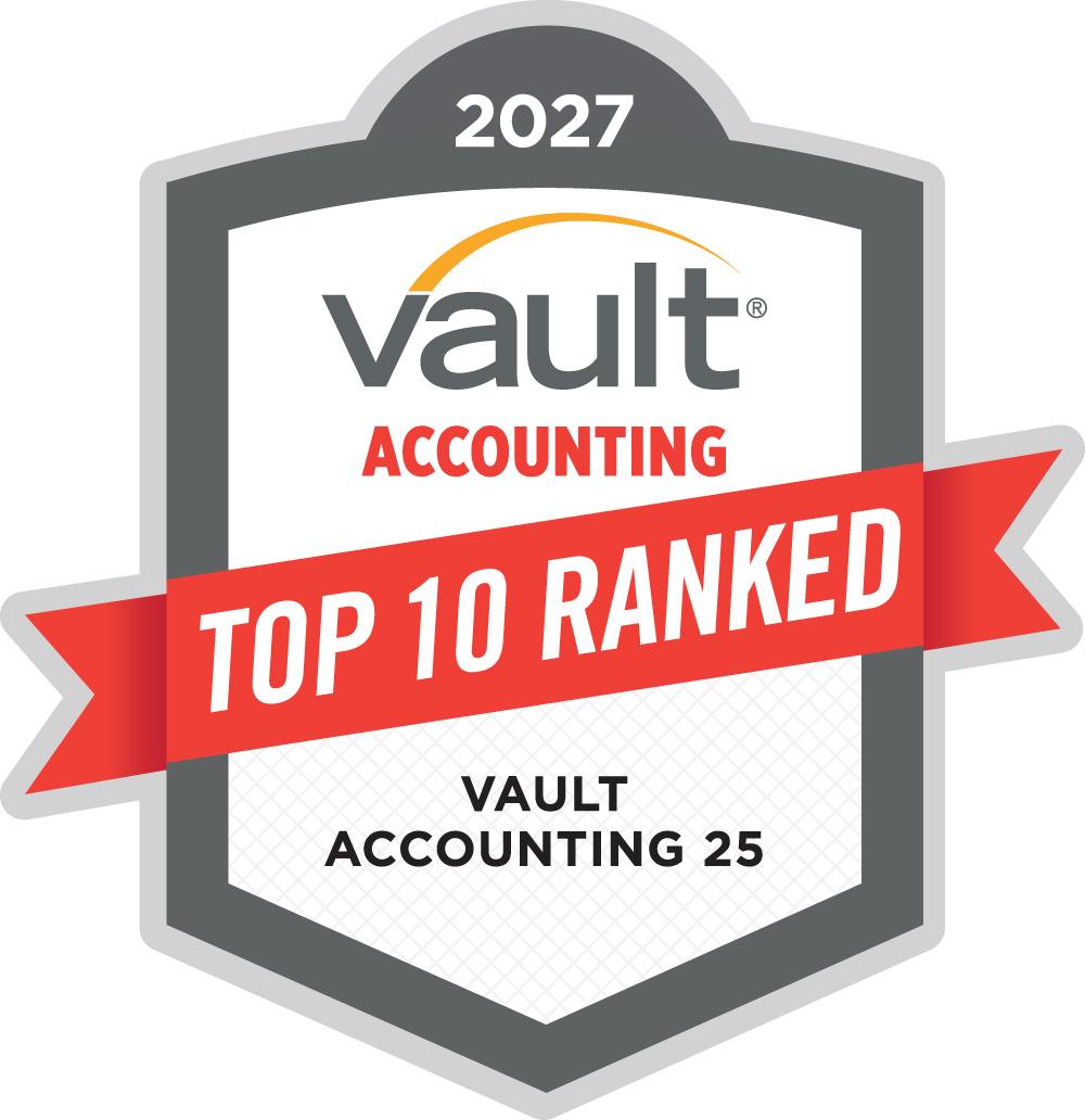 Vault Accounting 2027 Top 10 Accounting Firms