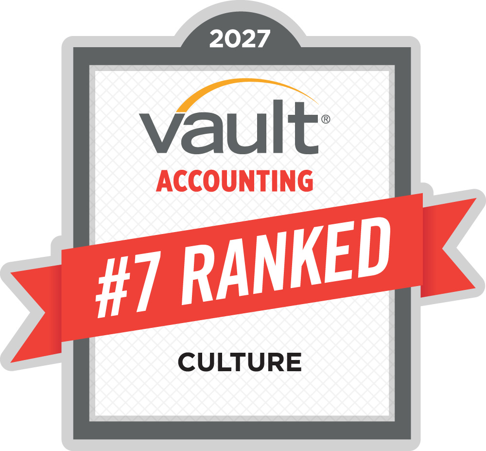 Vault Accounting 2027 Top Accounting Firms #7 - Culture