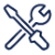 wrench and screwdriver icon