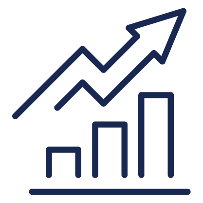 growth chart icon