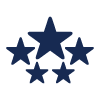 five stars icon