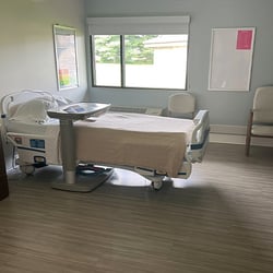 Encompass Health York hospital patients private room example