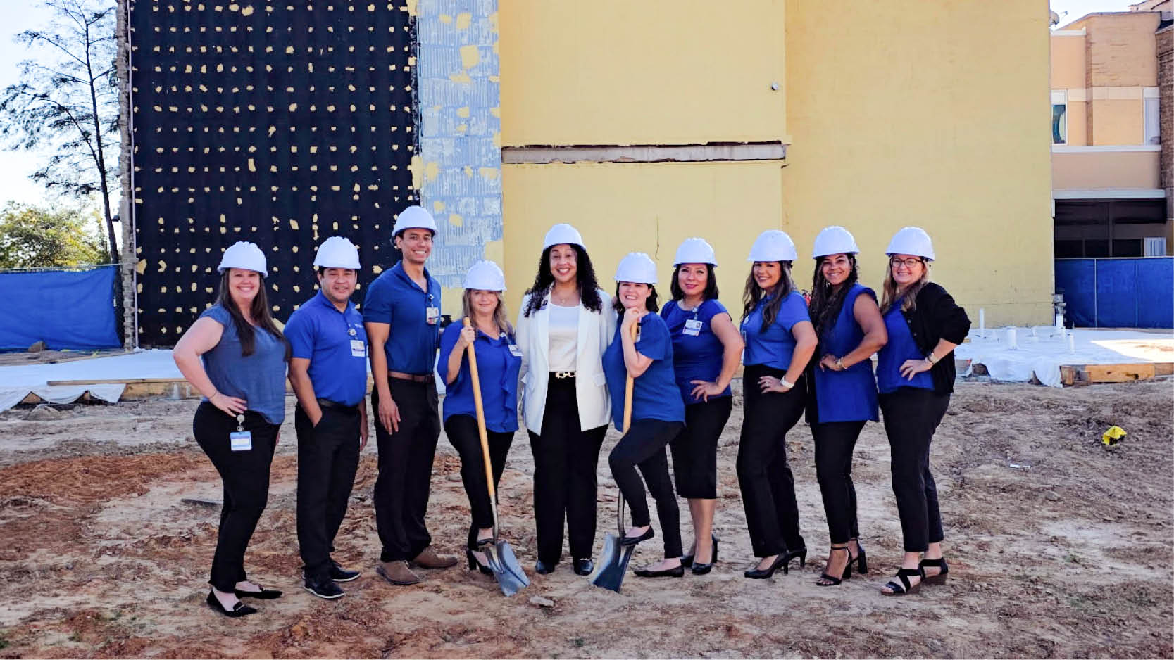 Encompass Health The Vintage team members participate in a groundbreaking event for a bed expansion project, increasing capacity for rehabilitation care services.