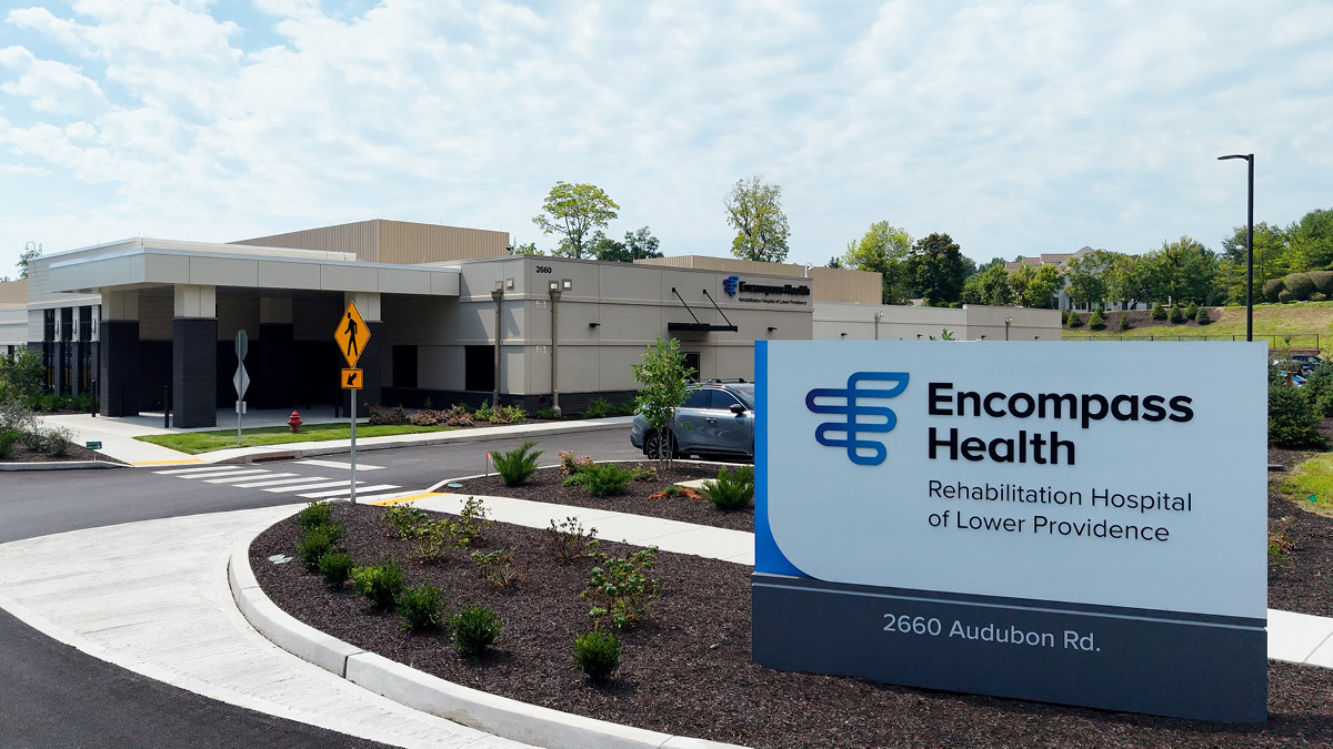 Encompass Health Rehabilitation Hospital of Lower Providence exterior