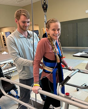 Casie Henrikson and Encompass Health employees